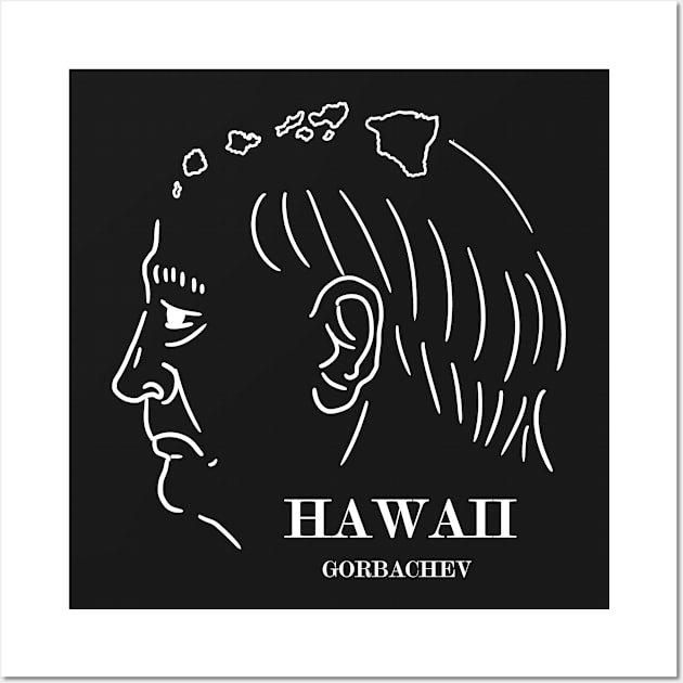 A funny map of Hawaii 3 Wall Art by percivalrussell